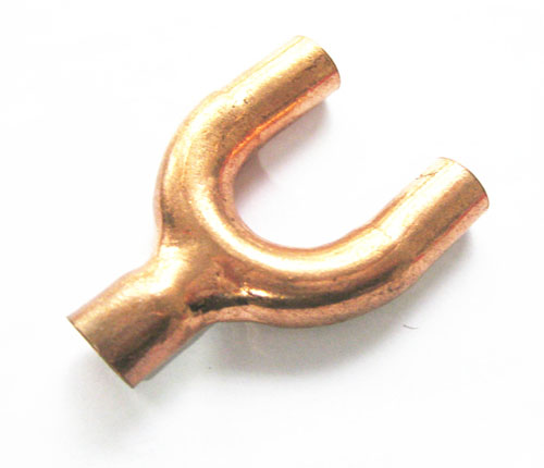 Copper Y connector