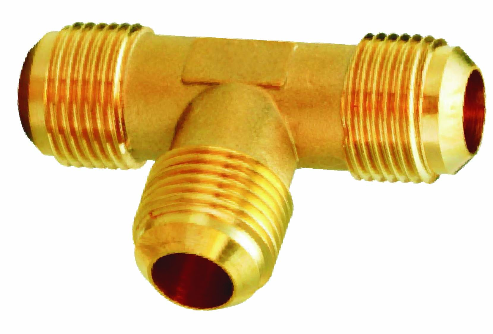 Brass tee union
