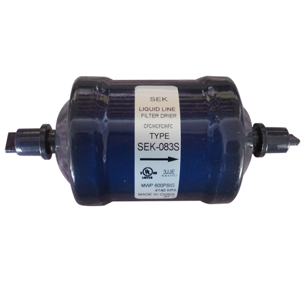 Solid core liquid line filter drier