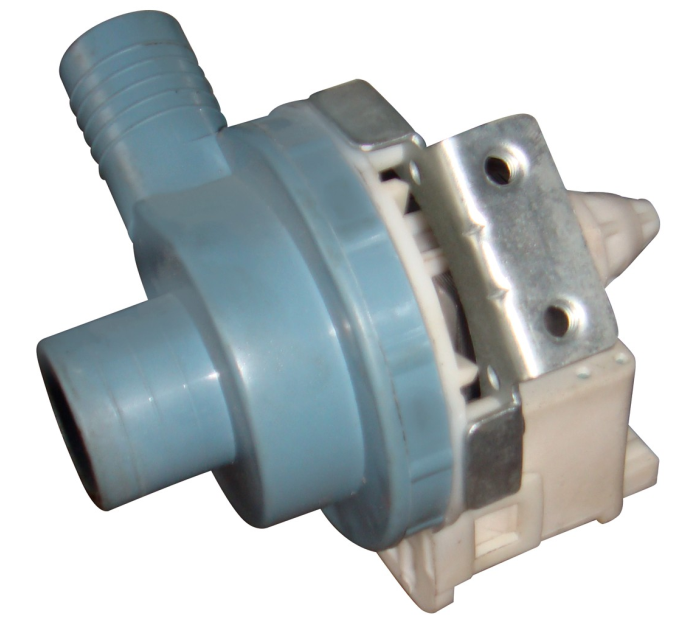 Washing machine drain pump with lid and install pedestal