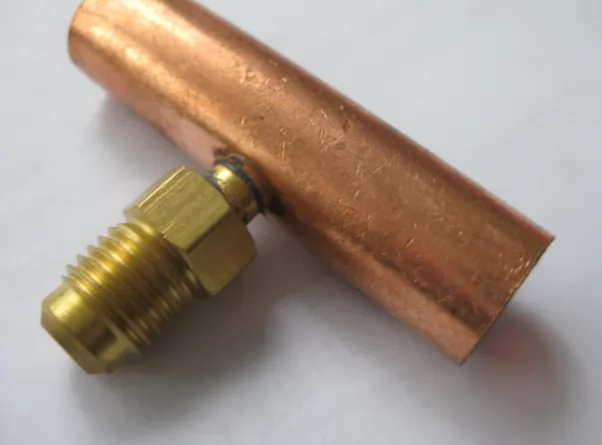 buy  Tee Access Valve Brass fitting  manufacturer
